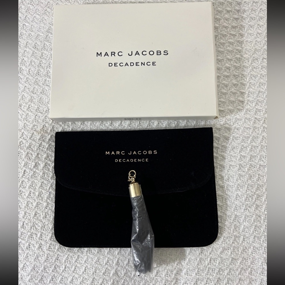 Marc Jacobs Black Velvet Clutch